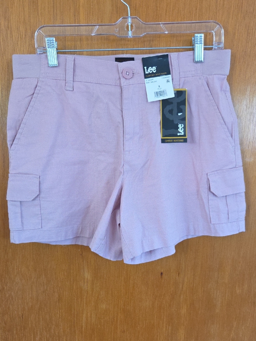 Lee Women's Light Pink Cargo Shorts